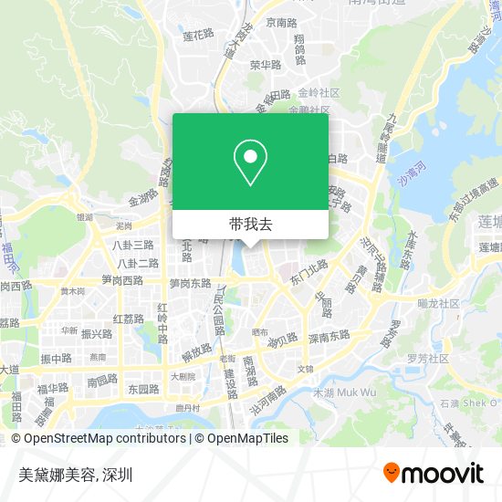 美黛娜美容地图