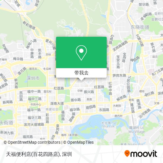 天福便利店(百花四路店)地图