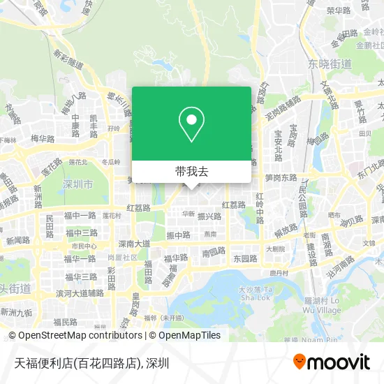 天福便利店(百花四路店)地图