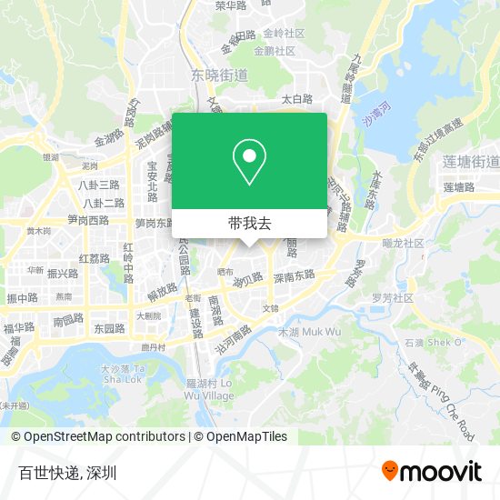 百世快递地图