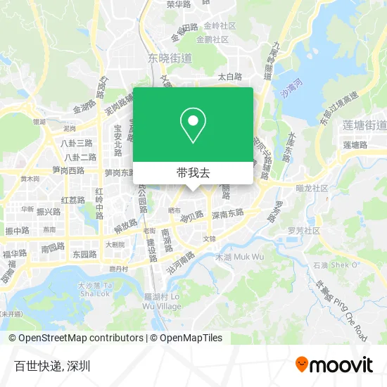 百世快递地图