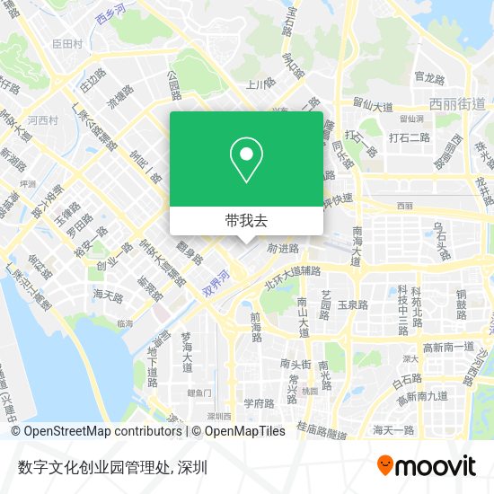 数字文化创业园管理处地图