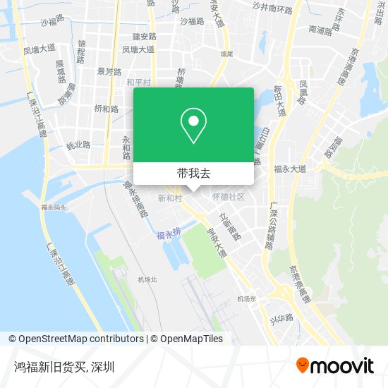 鸿福新旧货买地图