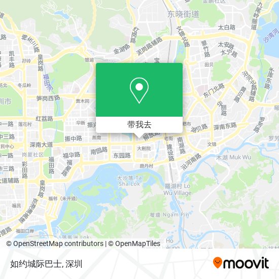 如约城际巴士地图
