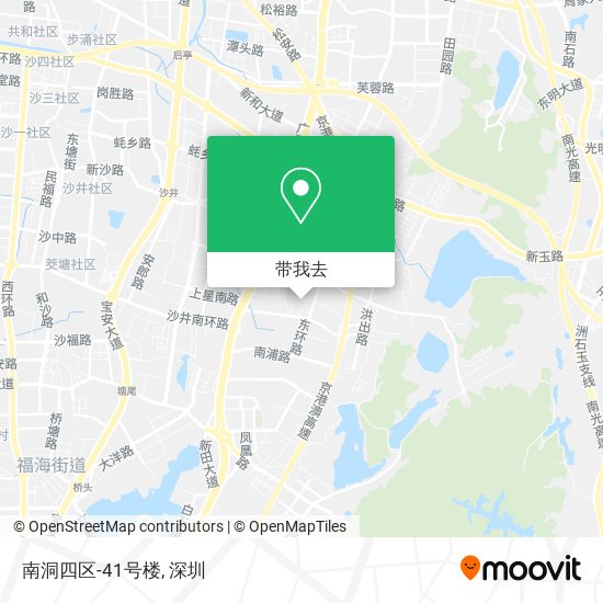南洞四区-41号楼地图