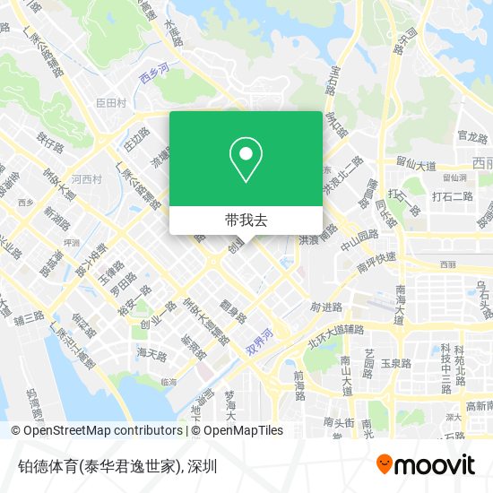 铂德体育(泰华君逸世家)地图