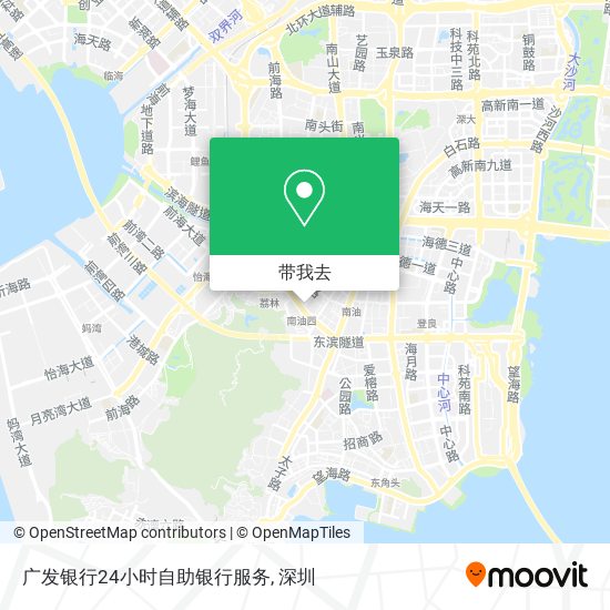 广发银行24小时自助银行服务地图