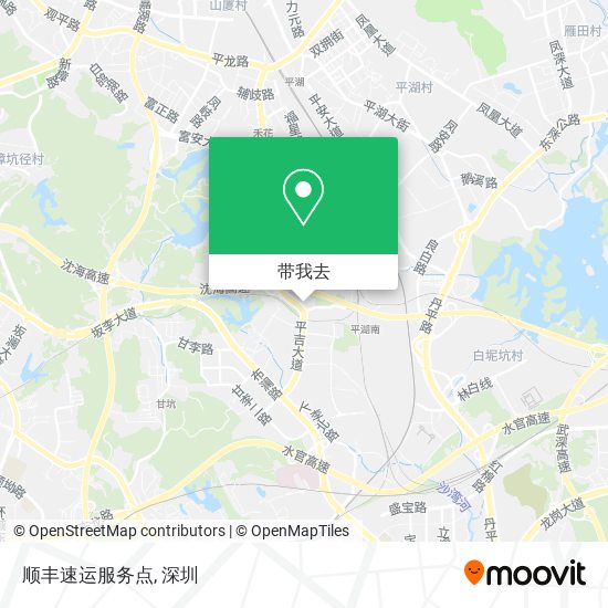 顺丰速运服务点地图