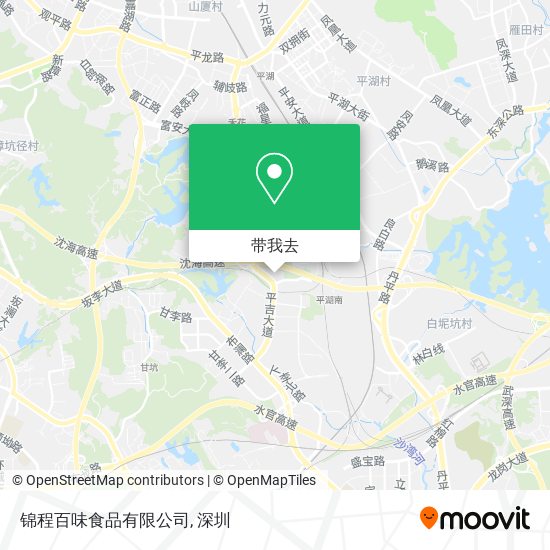 锦程百味食品有限公司地图