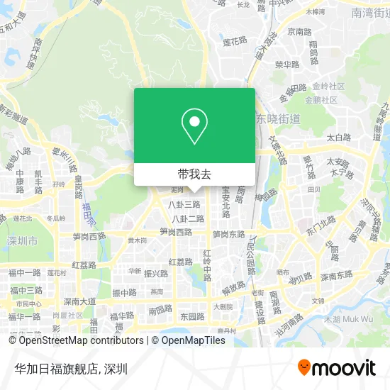 华加日福旗舰店地图