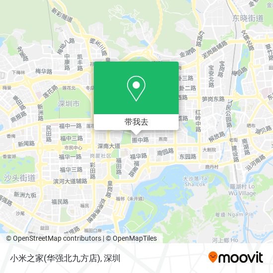 小米之家(华强北九方店)地图