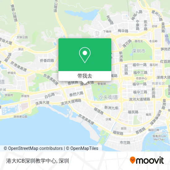港大ICB深圳教学中心地图
