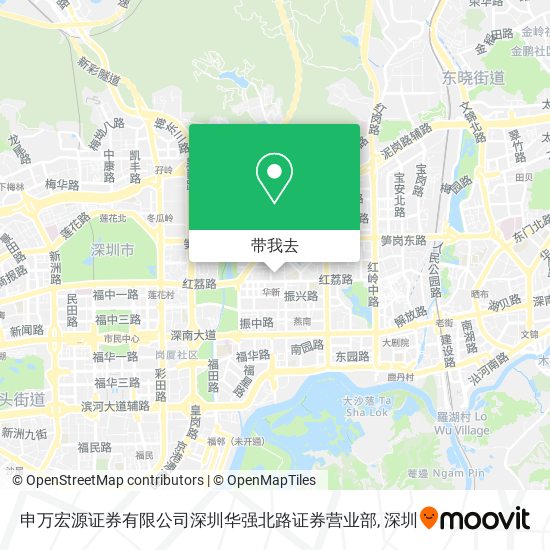 申万宏源证券有限公司深圳华强北路证券营业部地图