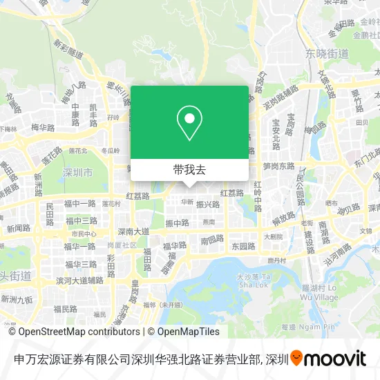 申万宏源证券有限公司深圳华强北路证券营业部地图