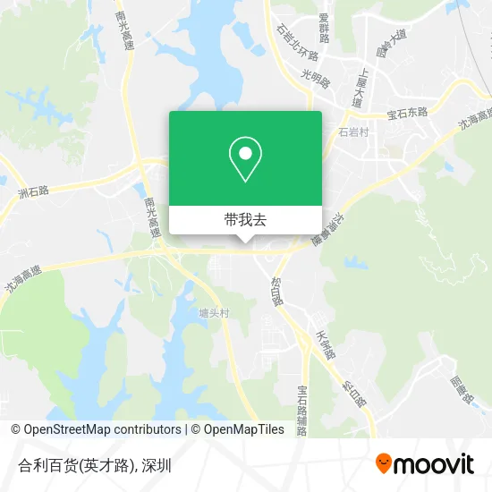 合利百货(英才路)地图