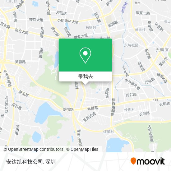 安达凯科技公司地图