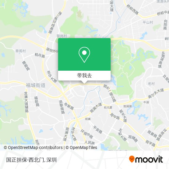 国正担保-西北门地图