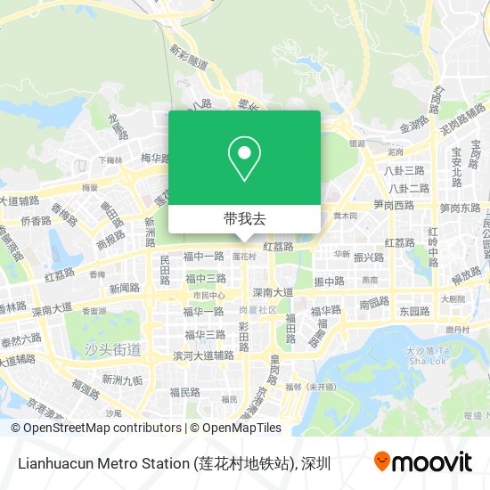 Lianhuacun Metro Station (莲花村地铁站)地图