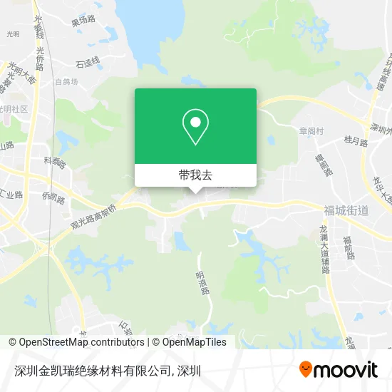 深圳金凯瑞绝缘材料有限公司地图