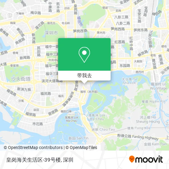 皇岗海关生活区-39号楼地图