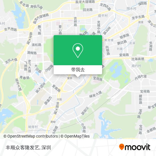 丰顺众客隆发艺地图