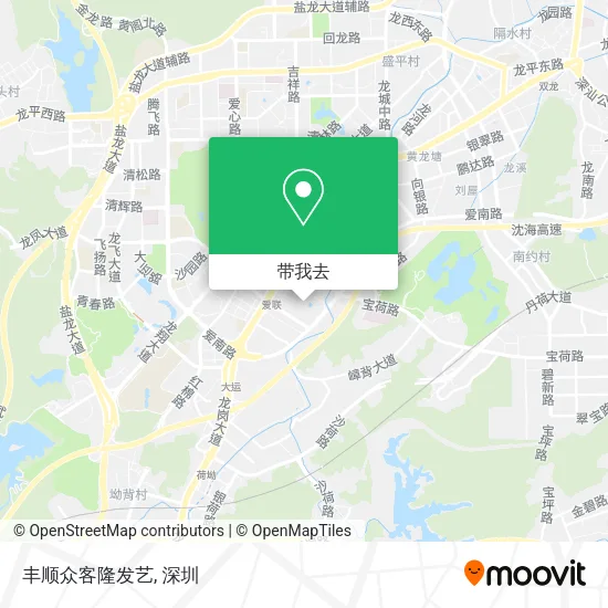 丰顺众客隆发艺地图