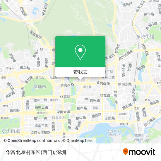 华富北屋村东区(西门)地图