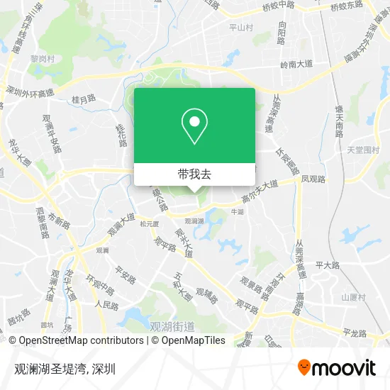 观澜湖圣堤湾地图