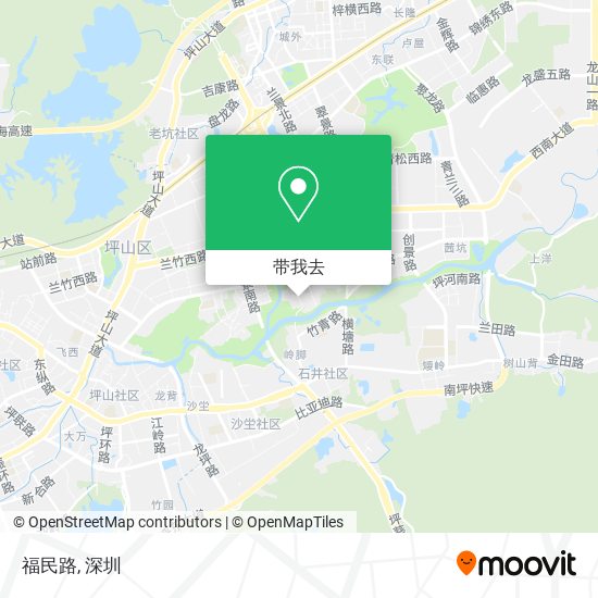福民路地图