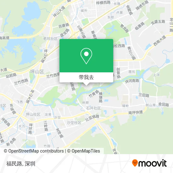 福民路地图