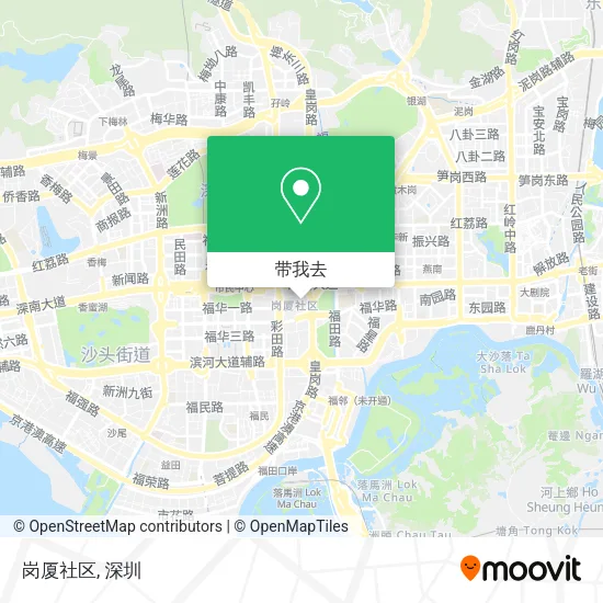 岗厦社区地图