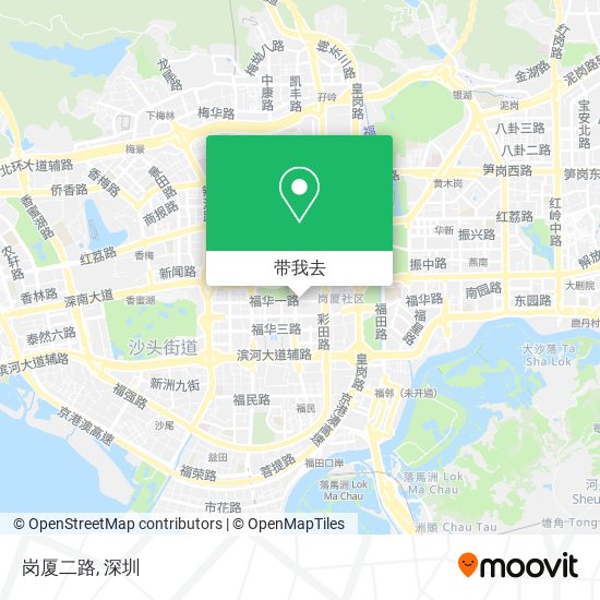 岗厦二路地图