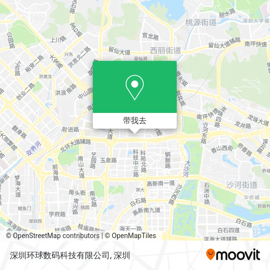 深圳环球数码科技有限公司地图