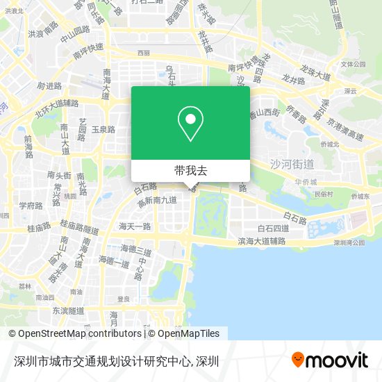 深圳市城市交通规划设计研究中心地图