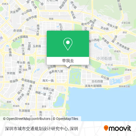 深圳市城市交通规划设计研究中心地图