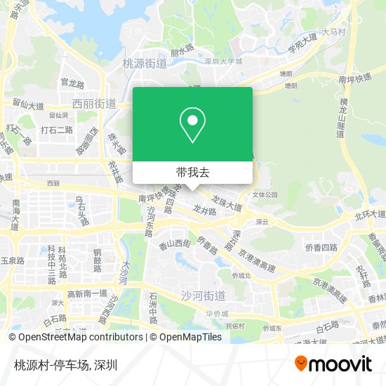桃源村-停车场地图