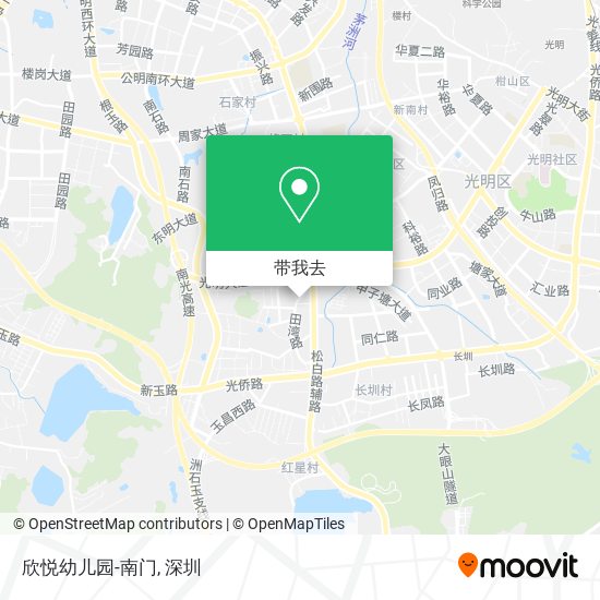 欣悦幼儿园-南门地图
