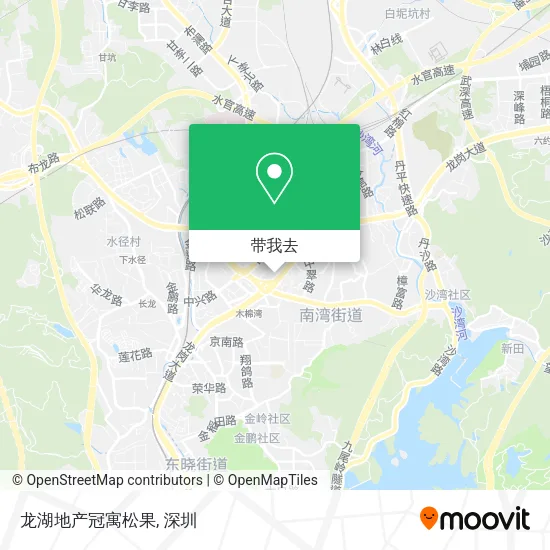 龙湖地产冠寓松果地图