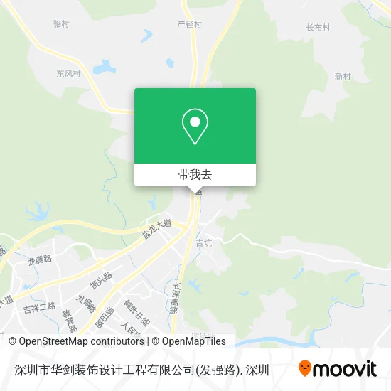 深圳市华剑装饰设计工程有限公司(发强路)地图
