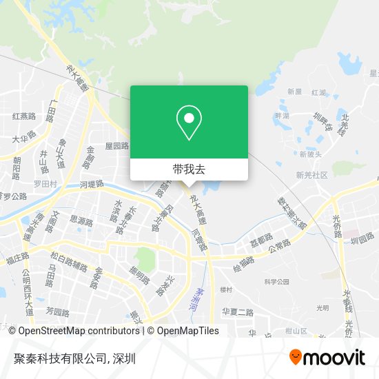 聚秦科技有限公司地图