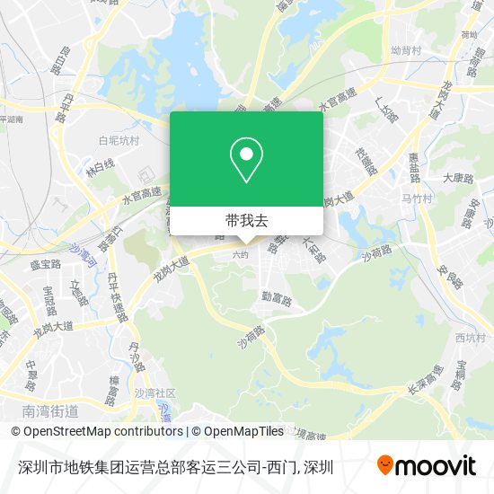 深圳市地铁集团运营总部客运三公司-西门地图