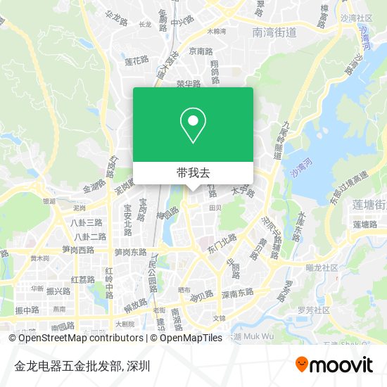 金龙电器五金批发部地图