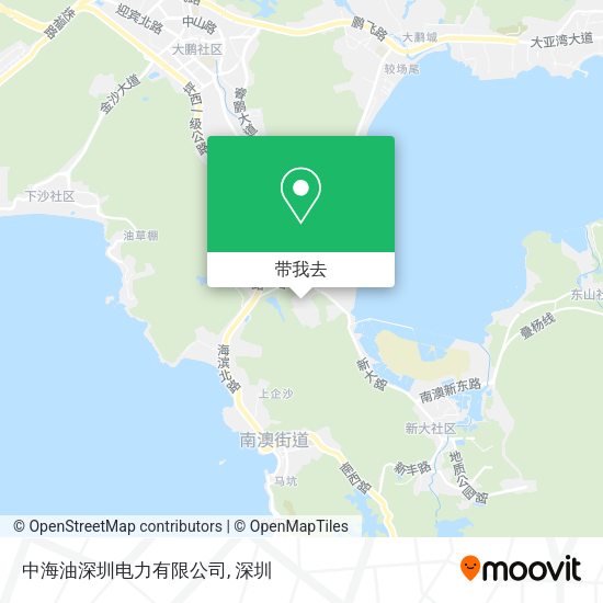 中海油深圳电力有限公司地图