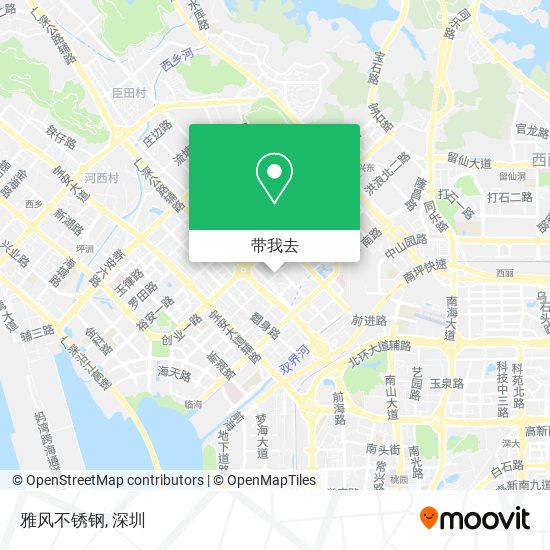 雅风不锈钢地图