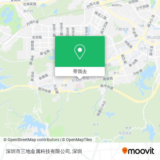 深圳市三地金属科技有限公司地图
