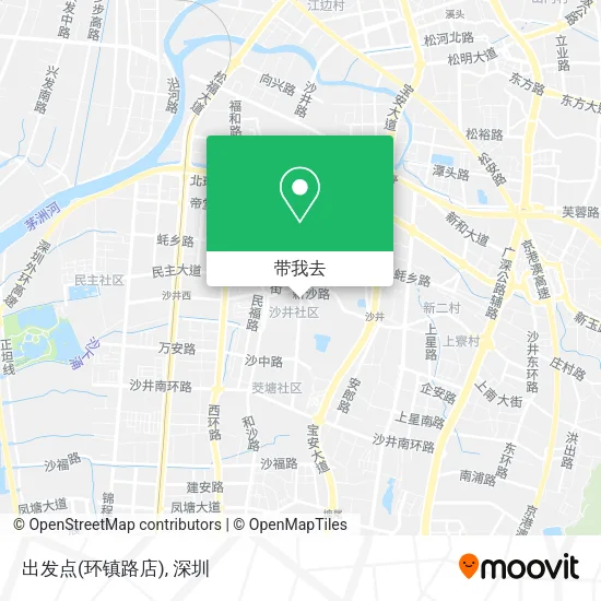 出发点(环镇路店)地图
