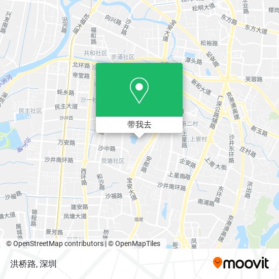 洪桥路地图