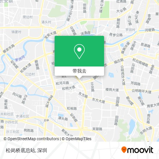 松岗桥底总站地图