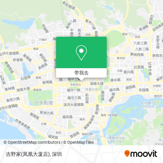 吉野家(凤凰大厦店)地图