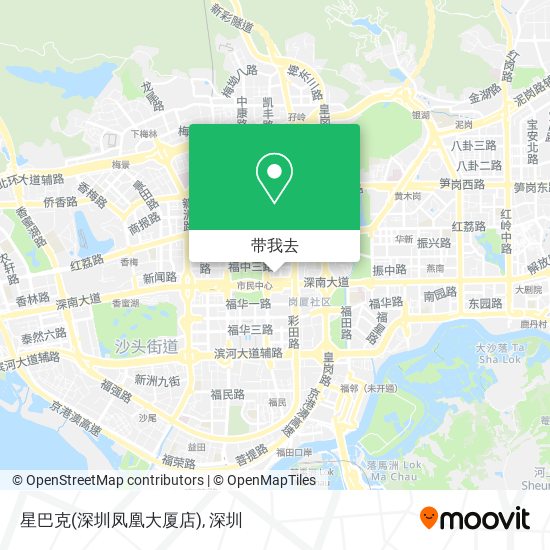 星巴克(深圳凤凰大厦店)地图